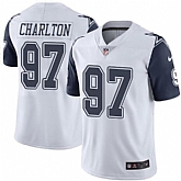 Nike Men & Women & Youth Cowboys 97 Taco Charlton White Color Rush Limited Jersey,baseball caps,new era cap wholesale,wholesale hats